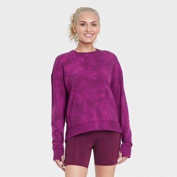 Tie-Dye Tops - 🌸 All in Motion XS Sweatshirt Tie Dye French Terry Pink / Bundle 3 🌸 Items $21
